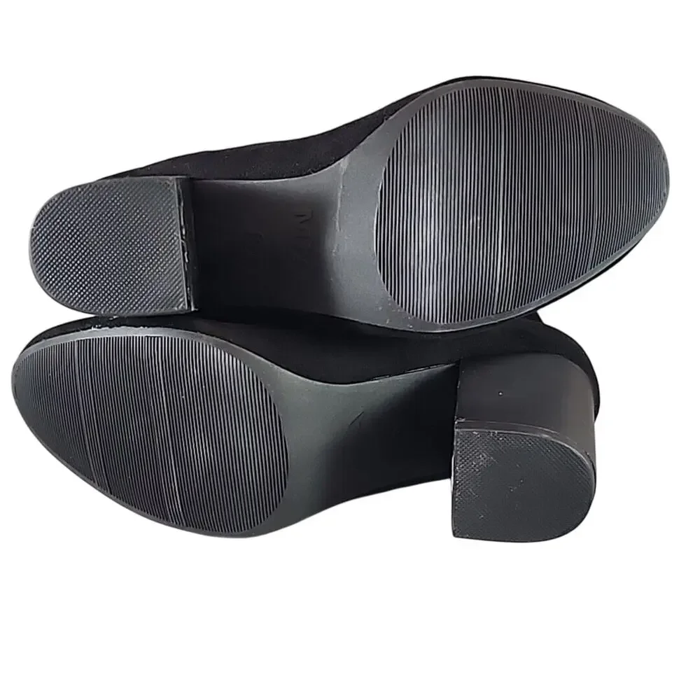 Mia Steffani Pull-On Suede Bootie - Black Nova - 3